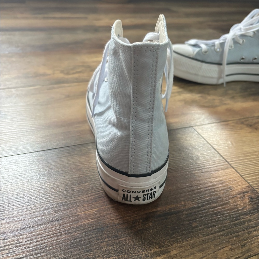 Converse White High-Top Sneakers Classic Canvas Design